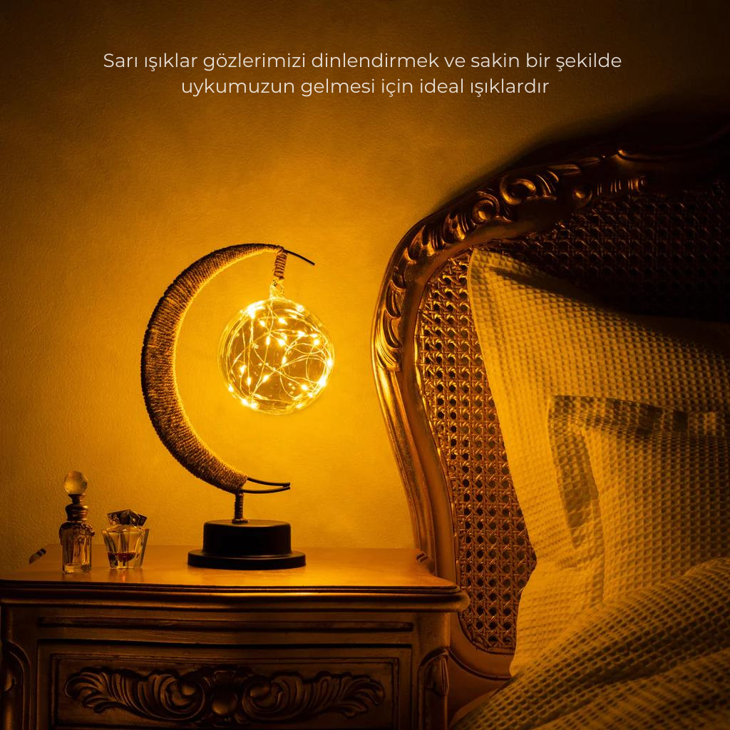 Ağaç Evrenim™ Büyülü Ay Yıldızı Lambası